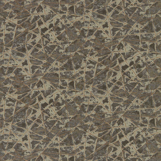 Shatter Wallpaper - Gold/Zinc - EANV111851 - Harlequin