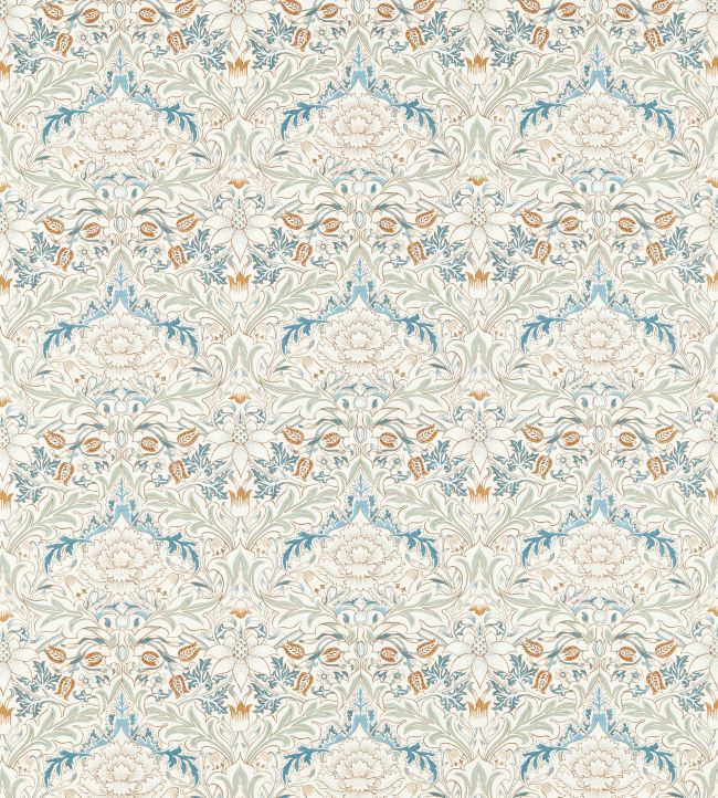 Simply Severn Fabric - Bayleaf/Annatto - 226905 - Morris & Co