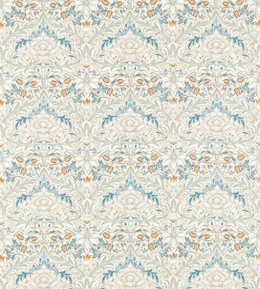 Simply Severn Fabric - Bayleaf/Annatto - 226905 - Morris & Co