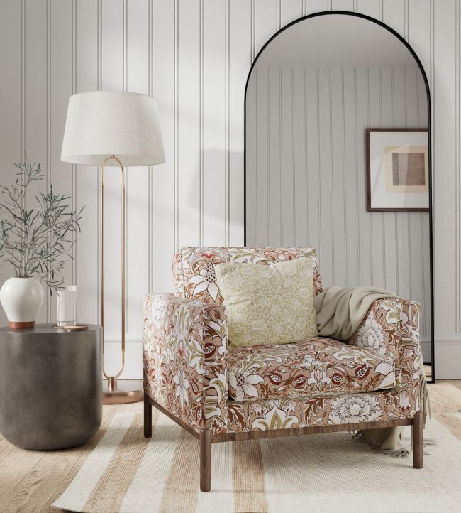 Simply Severn Fabric - Madder/Russet - 226903 - Morris & Co