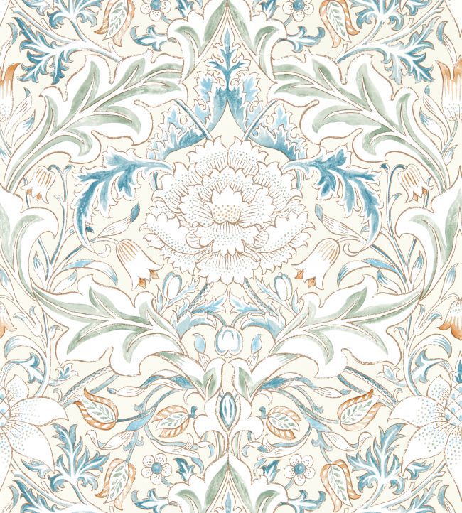 Simply Severn Wallpaper - Bayleaf/Annatto - 217074 - Morris & Co