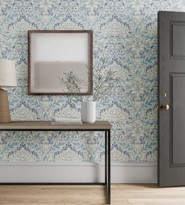 Simply Severn Wallpaper - Woad - 217075 - Morris & Co