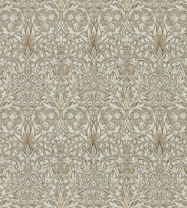 Snakeshead Wallpaper - Stone/Cream - 216430 - Morris & Co