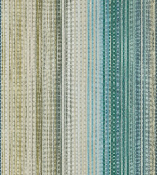 Spectro Stripe Wallpaper - Emerald/Marine - HMWF111962 - Harlequin