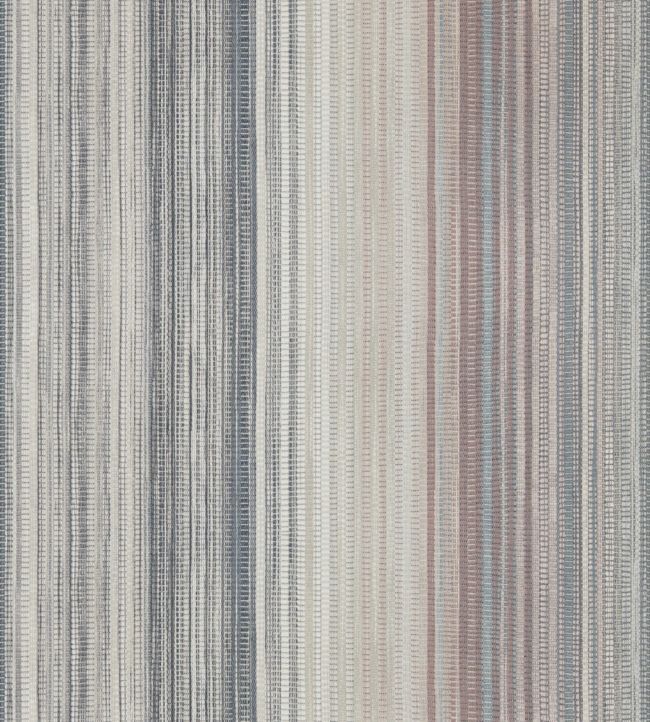 Spectro Stripe Wallpaper - Steel/Blush - HMWF111964 - Harlequin