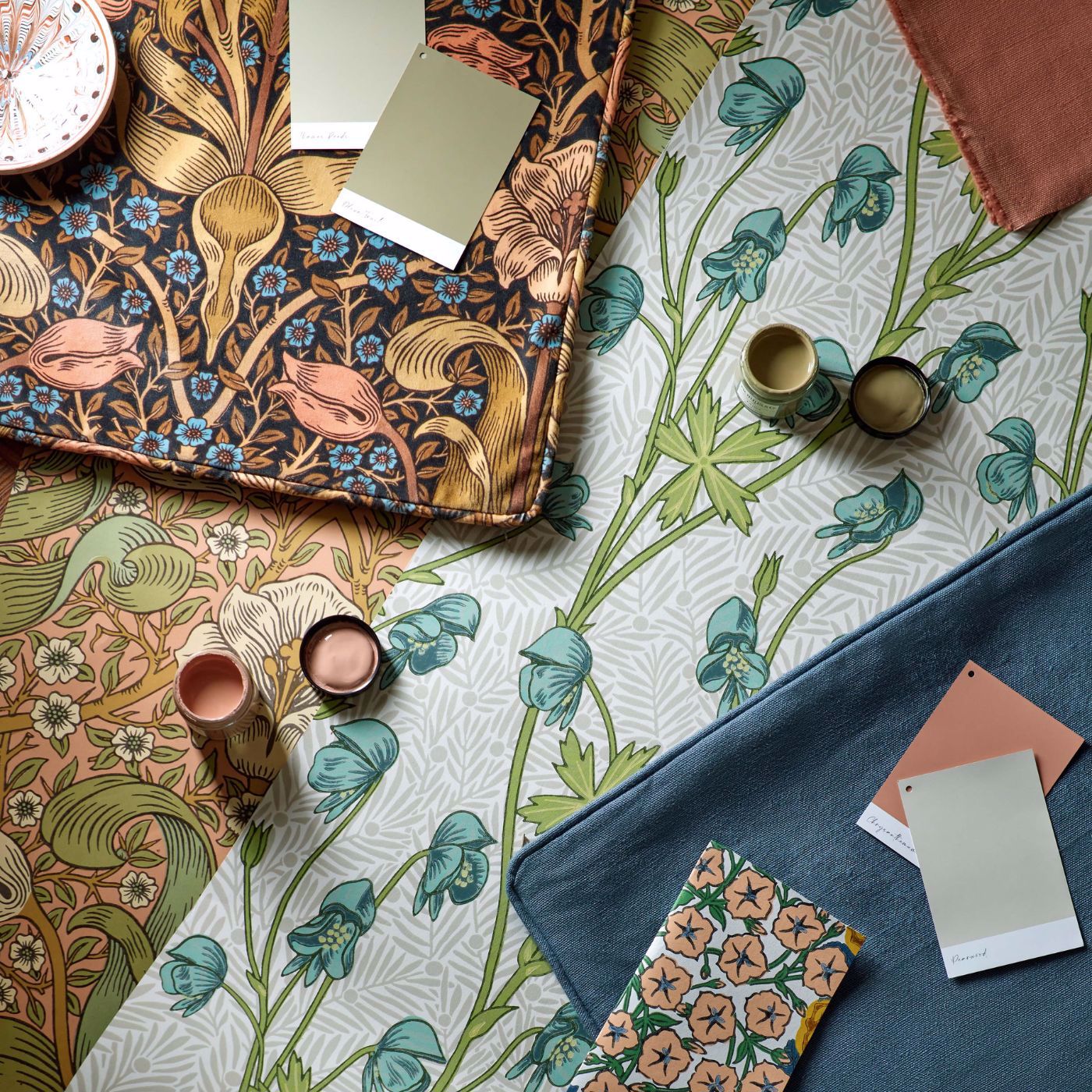 Spring Thicket Fabric - Old Fashioned - 227208 - Morris & Co