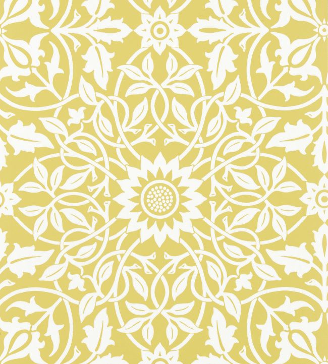 St James Ceiling Wallpaper - Sunflower - 217078 - Morris & Co
