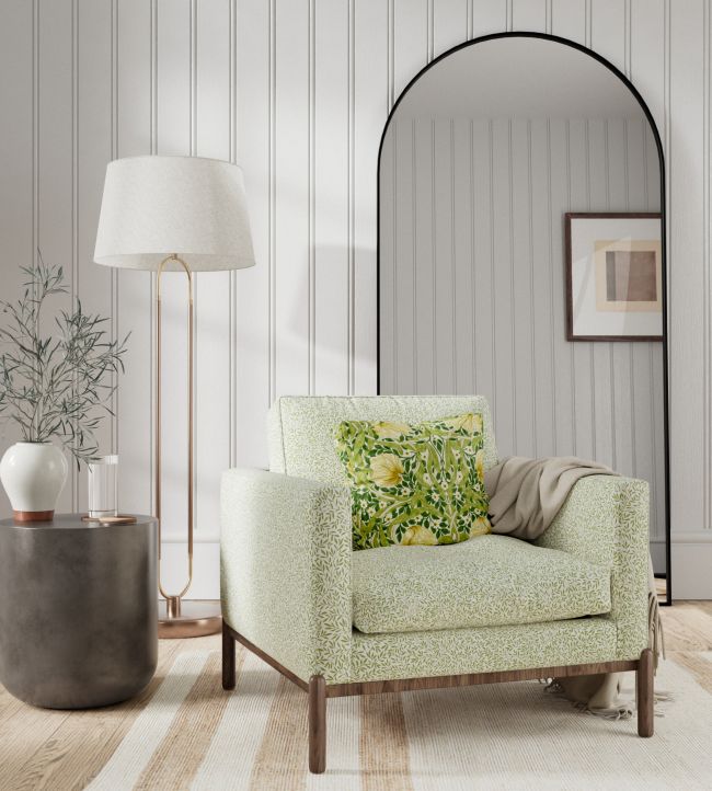 Standen Fabric - Leaf Green - 226922 - Morris & Co