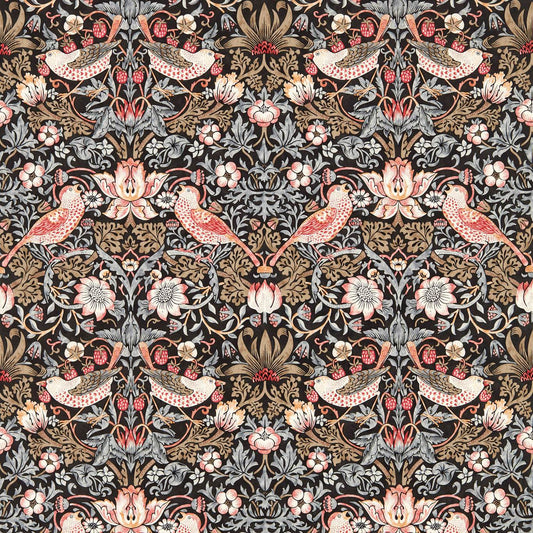 Strawberry Thief Wallpaper - Old Fashioned - 510022 - Morris & Co