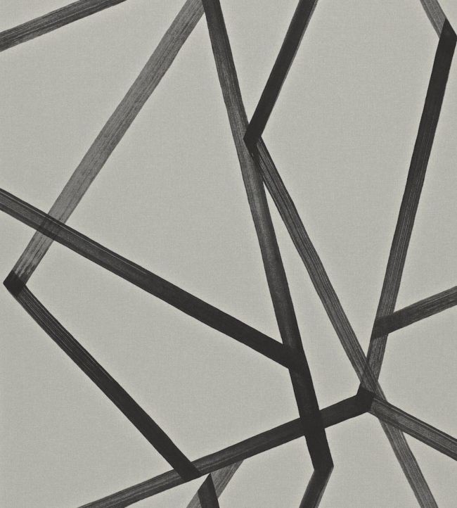 Sumi Wallpaper - Linen/Onyx - HMOW110886 - Harlequin