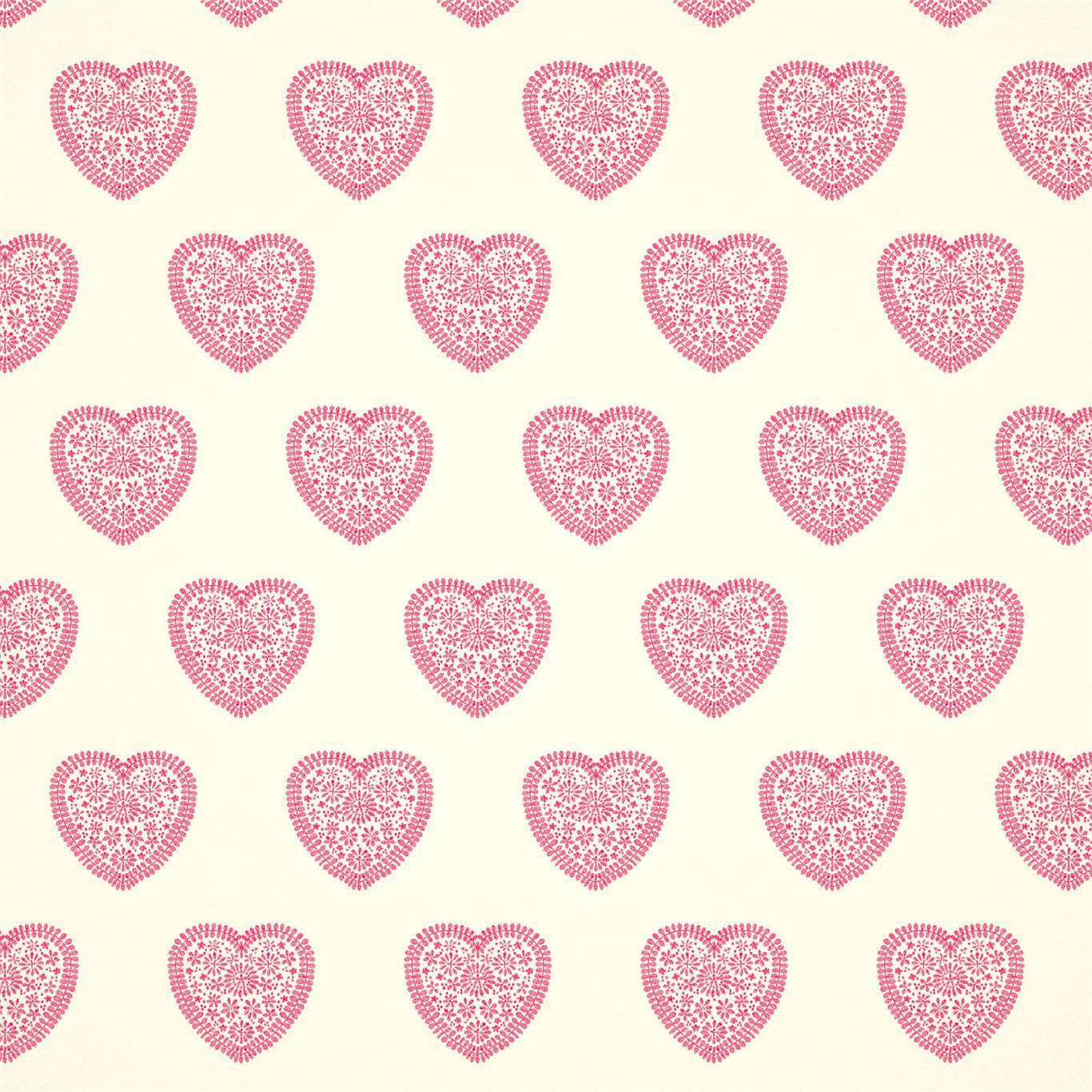 Sweet Heart Wallpaper - Pink - HLTF112659 - Harlequin