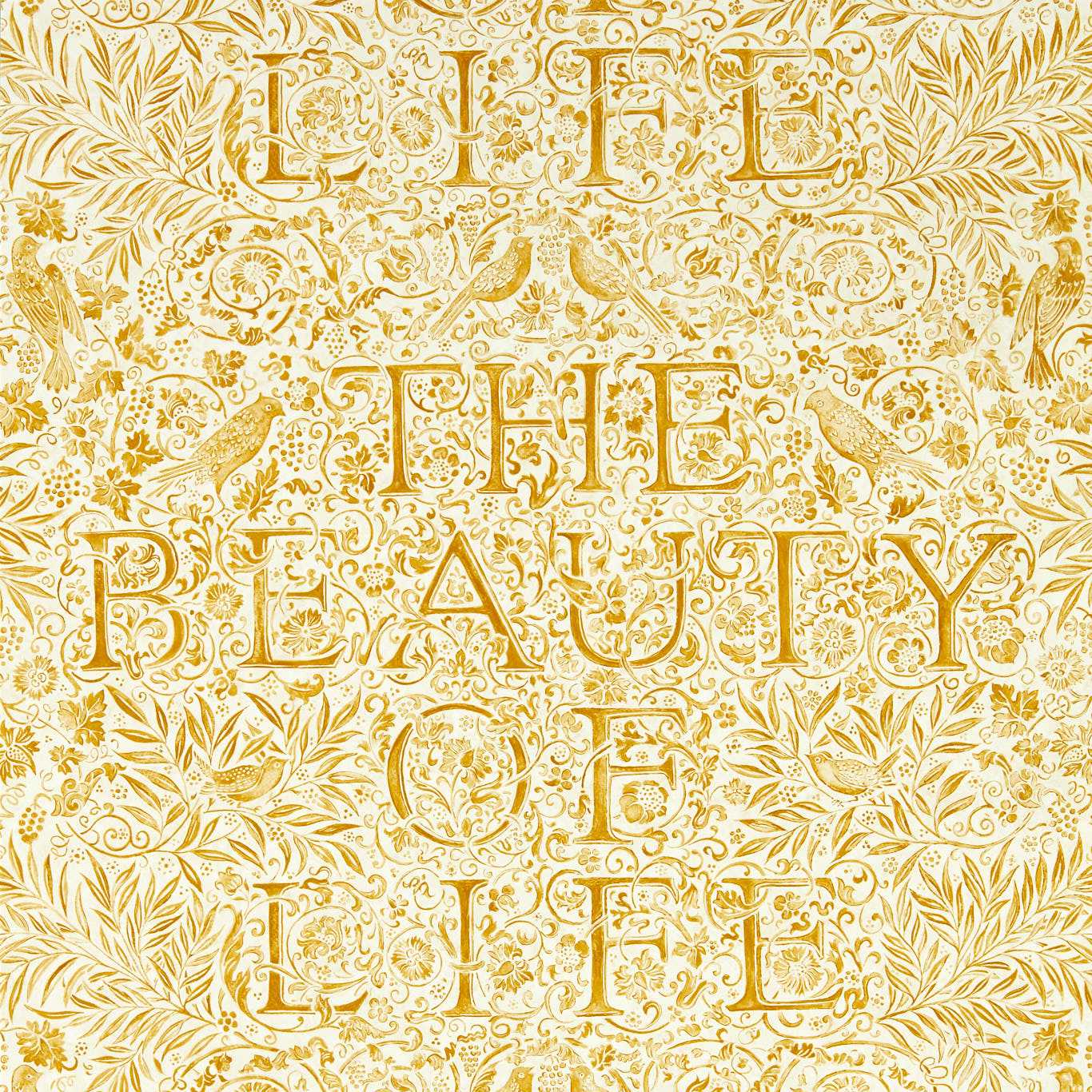 The Beauty of Life Sunflower Wallpaper - Sunflower - 217191 - Morris & Co