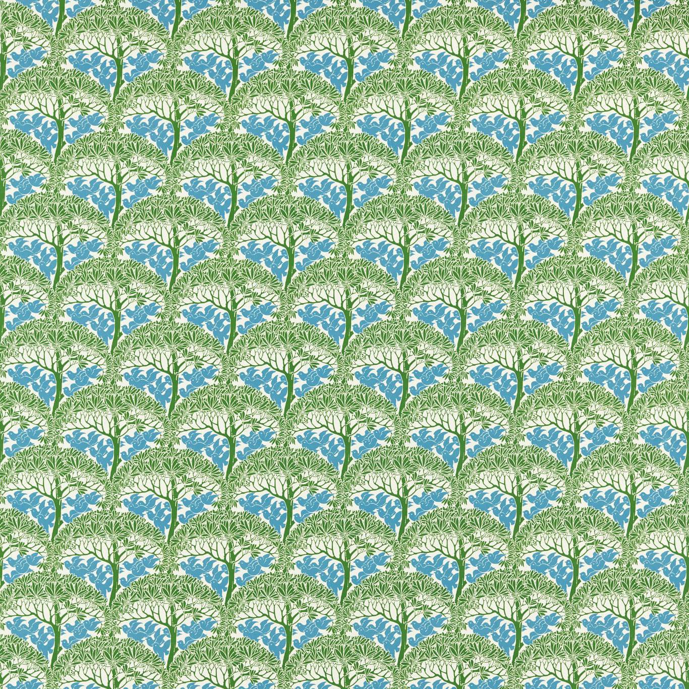The Savaric Fabric - Garden Green - 227218 - Morris & Co