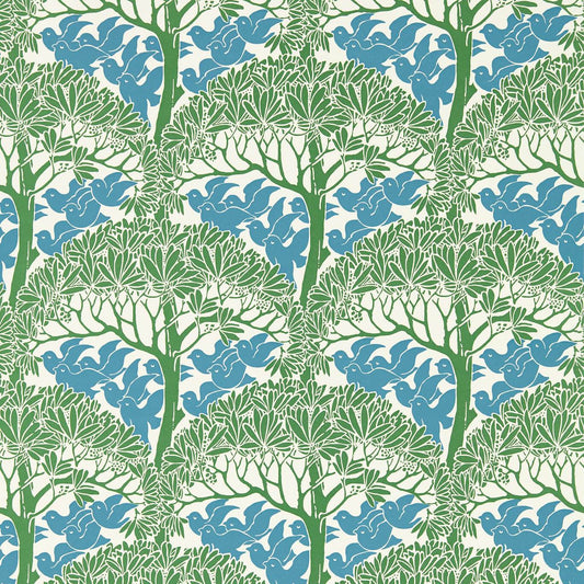 The Savaric Wallpaper - Garden Green - 217340 - Morris & Co