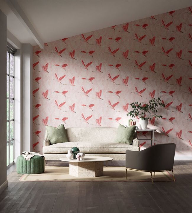 Valentina Wallpaper - Blush/Blossom - HDHW112911 - Harlequin