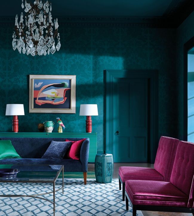 Villandry Wallpaper - Serpentine - ZPAL312698 - Zoffany