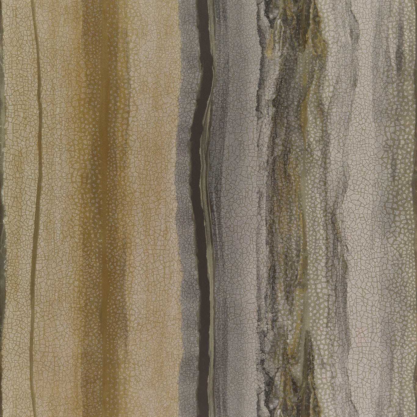 Vitruvius Wallpaper - Gold/Basalt - EVIW112065 - Harlequin