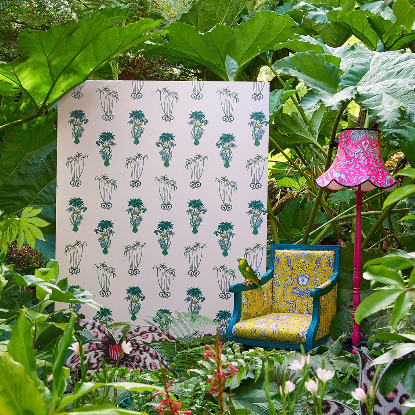 Jungle Palms Wallpaper