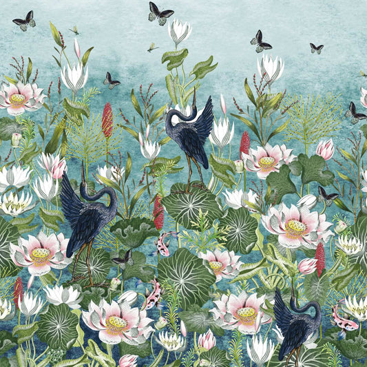 Waterlily Wall Mural