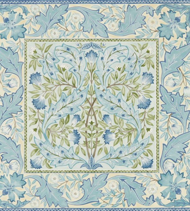 Wilhelmina Wallpaper - Indigo - 216671 - Morris & Co
