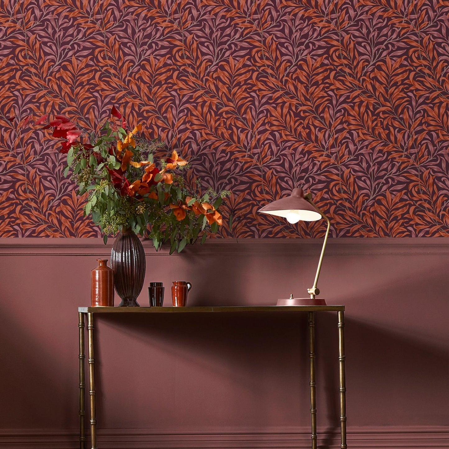 Willow Bough Wallpaper - Plum - 124243 - William Morris AH