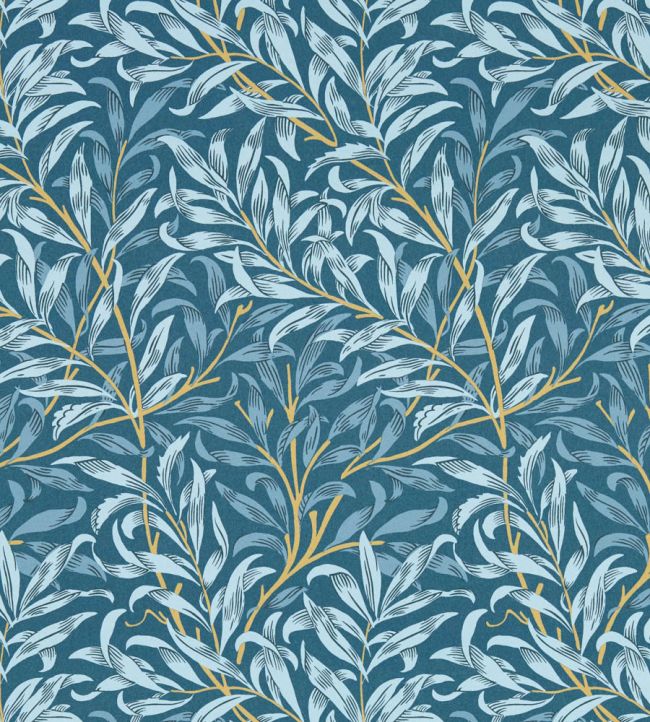 Willow Boughs Wallpaper - Denim - W0172/01 - Clarke & Clarke