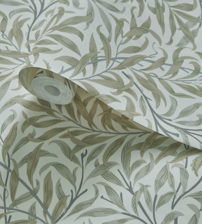 Willow Boughs Wallpaper - Linen - W0172/03 - Clarke & Clarke