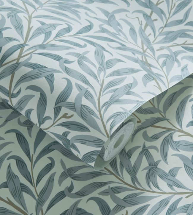 Willow Boughs Wallpaper - Mineral - W0172/04 - Clarke & Clarke