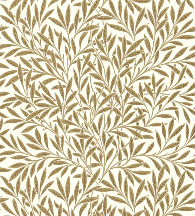 Willow Wallpaper - Cream/Brown - 216965 - Morris & Co