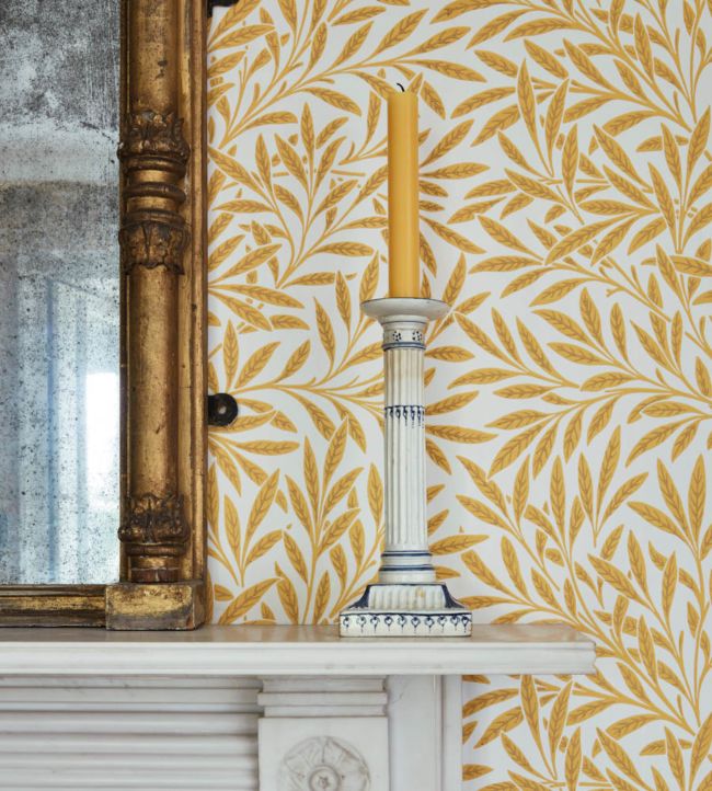 Willow Wallpaper - Yellow - 216963 - Morris & Co