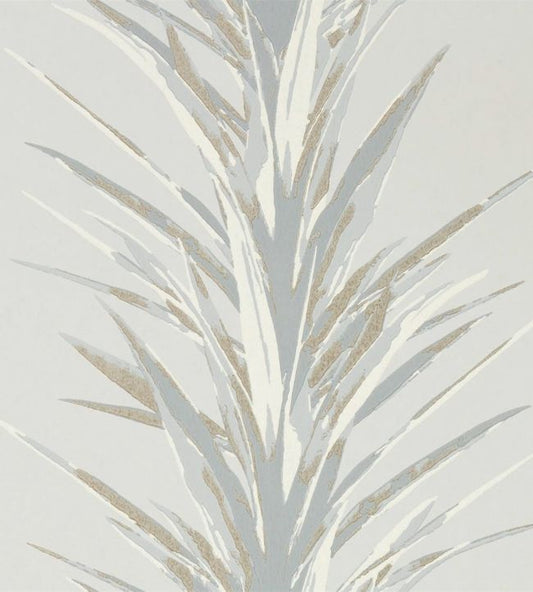 Yucca Wallpaper - Grey/Gilver - DGLW216650 - Sanderson