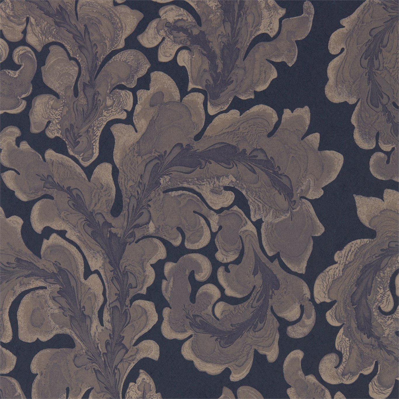 Acantha Wallpaper - Ink - ZPHA312620 - Zoffany - Morris Wallpaper