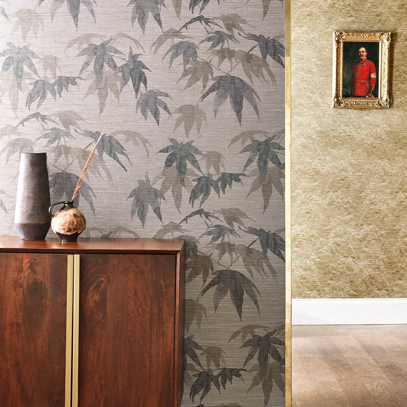 Acer Wallpaper - Ash/Pewter - ZAKA312495 - Zoffany - Morris Wallpaper