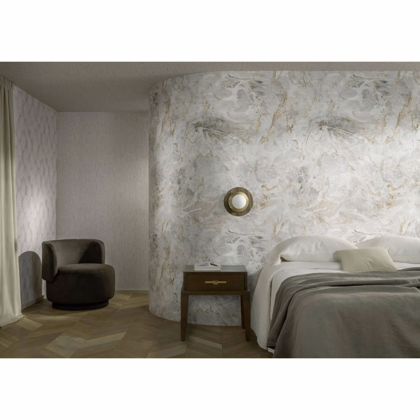 Calacatta Wallpaper - Marble Banner - Clarke & Clarke - W0204/01 - Premier Wallcovering