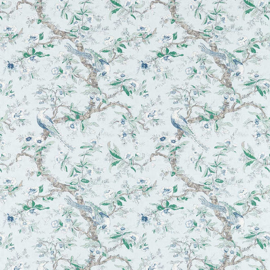 Chintz Wallpaper - Blue Stone - ZCOT313014 - Zoffany - Premier Wallcovering