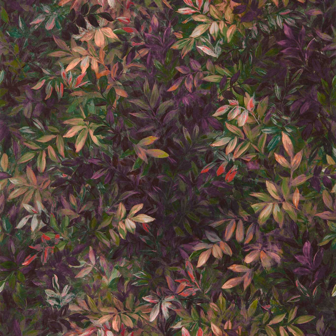 Congo Wallpaper - Amethyst/Emerald - Clarke & Clarke - W0140/01 - Premier Wallcovering