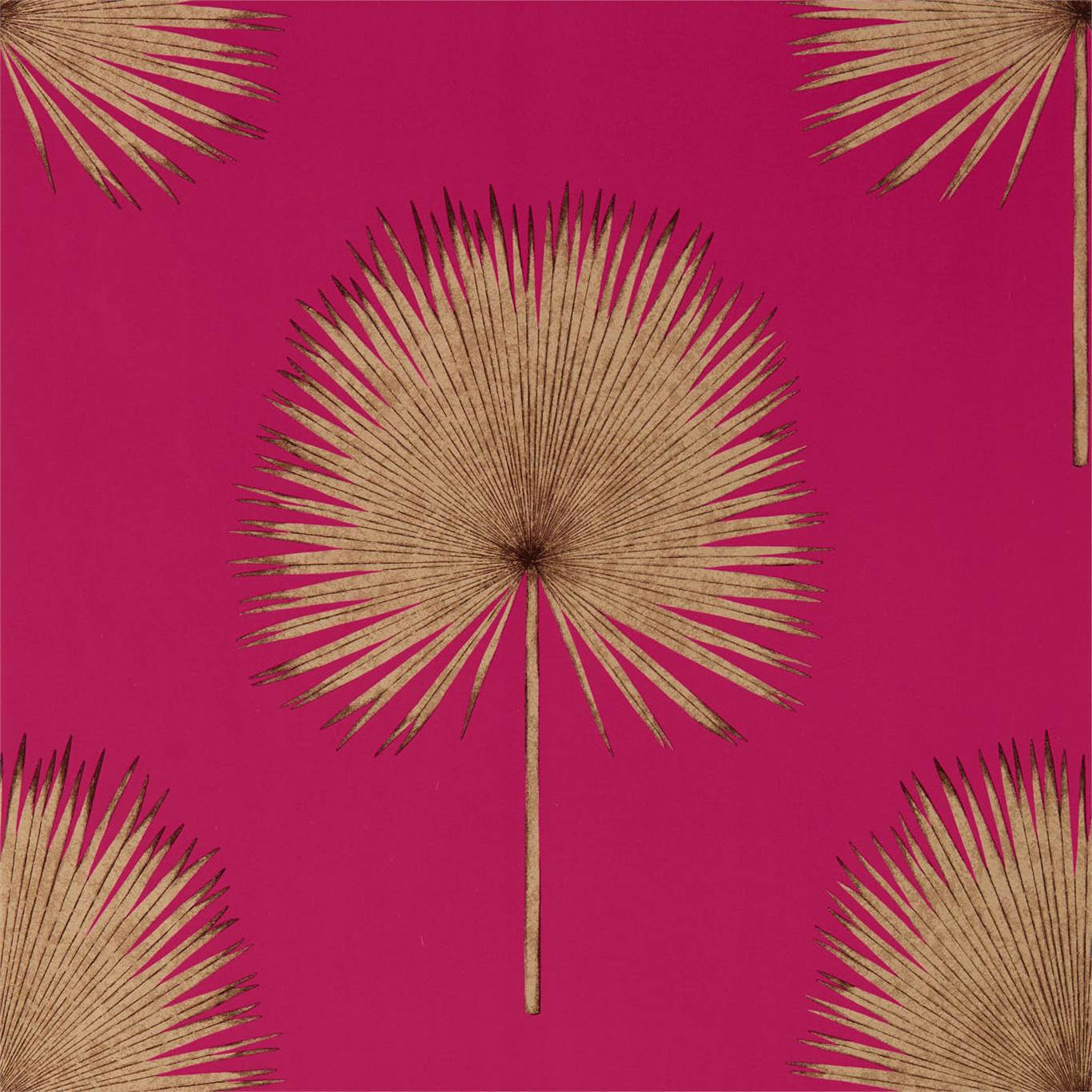 Fan Palm Wallpaper - Rhodera/Gilver - Sanderson - DGLW216638