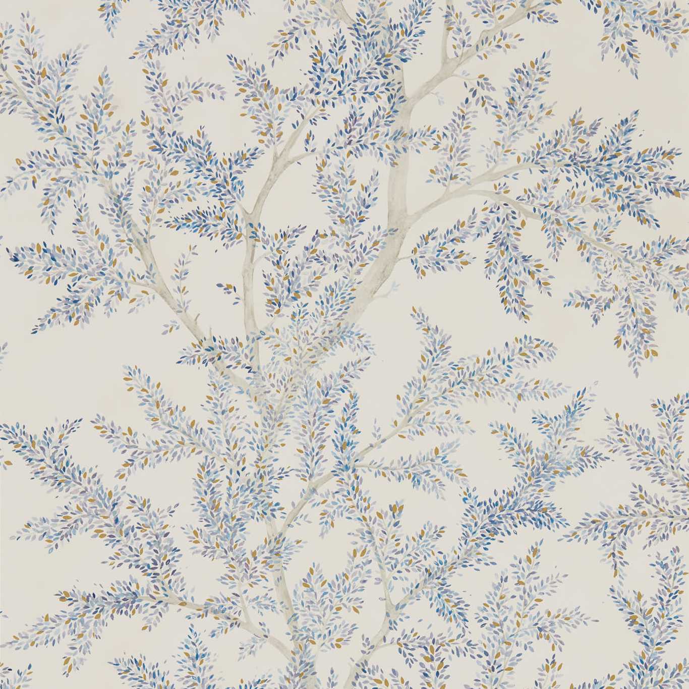 Farthing Wood Wallpaper - Cobalt - Sanderson - DYSI216613