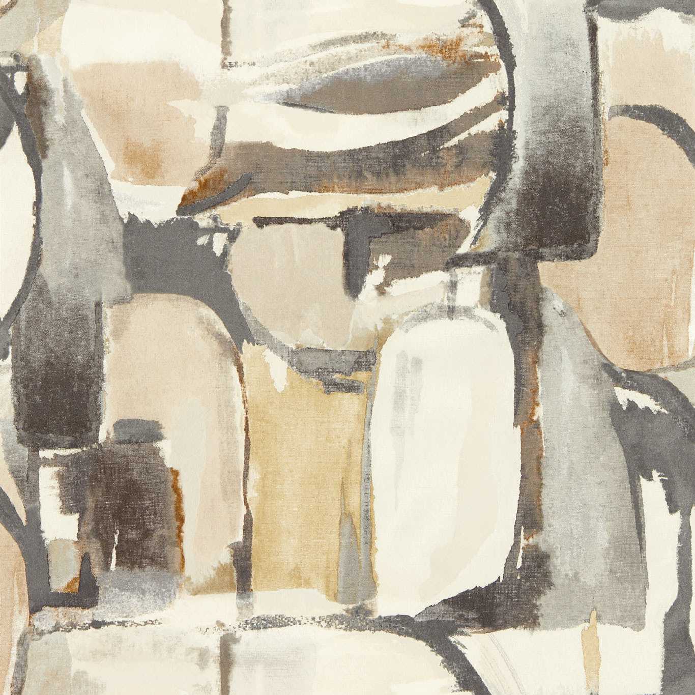 Figura Wallpaper - Linen/Charcoal - Clarke & Clarke - W0180/02 - Premier Wallcovering