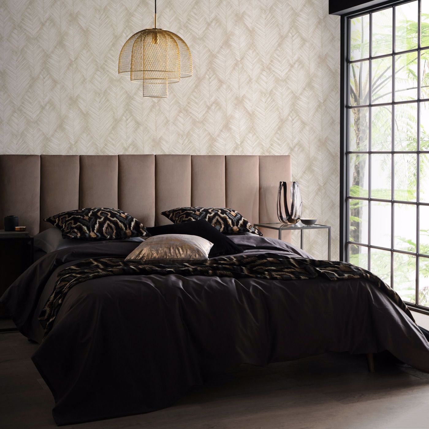 Folius Wallpaper - Linen - Clarke & Clarke - W0206/02 - Premier Wallcovering