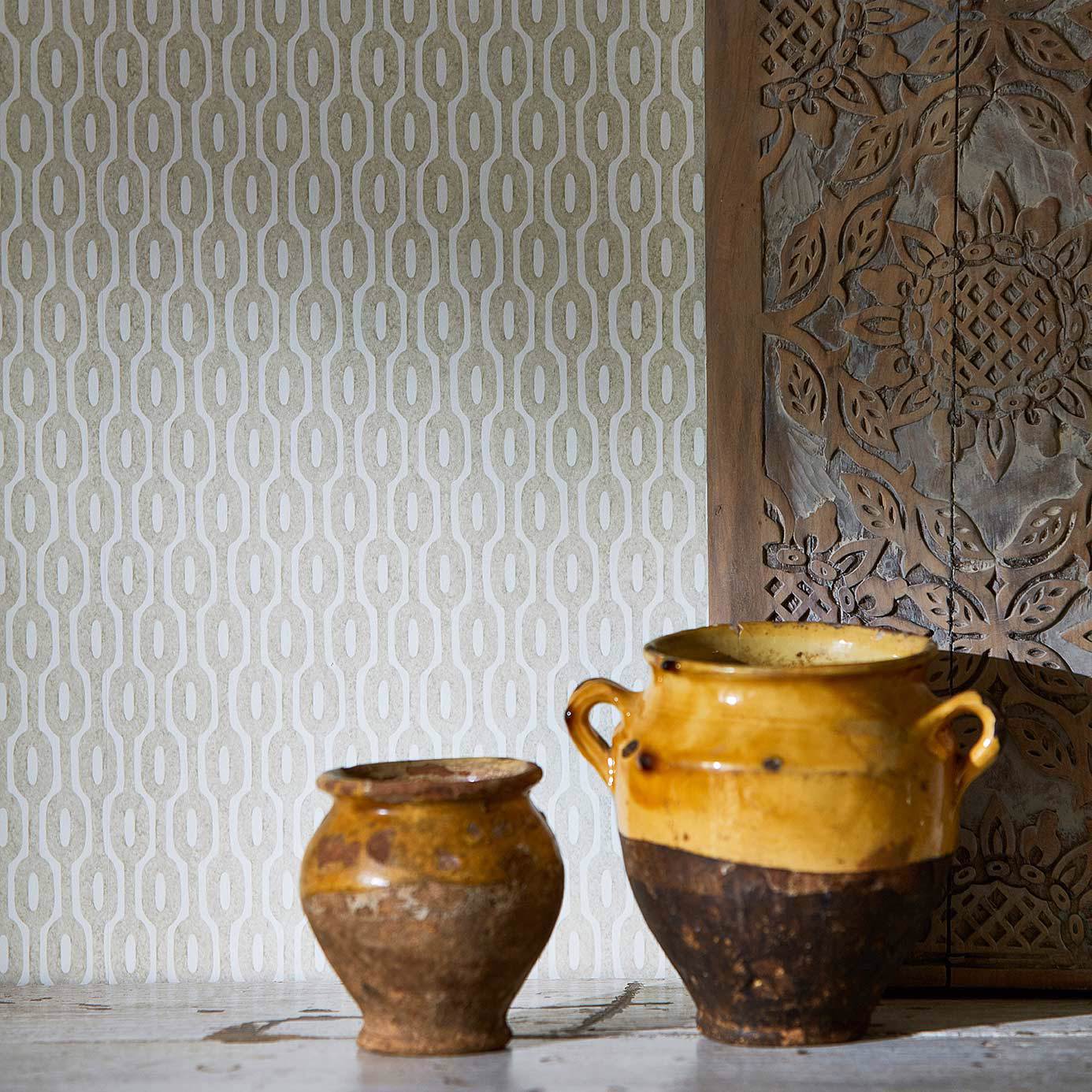 Hemp Wallpaper - Mineral - DHPO216368 - Sanderson