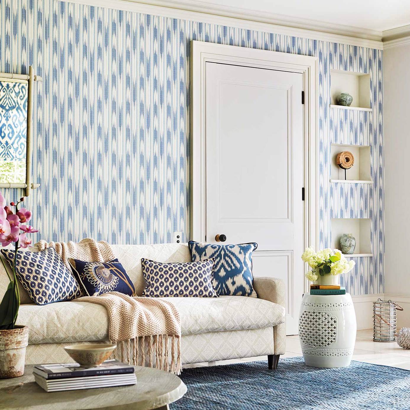 Ishi Wallpaper - Dove - Sanderson - DCPW216777
