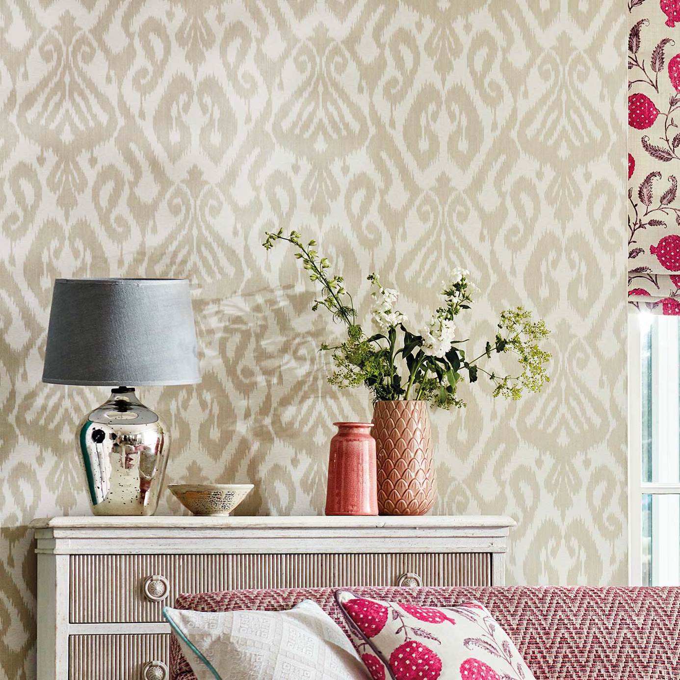 Kasuri Wallpaper - Pondicherry - Sanderson - DCPW216780