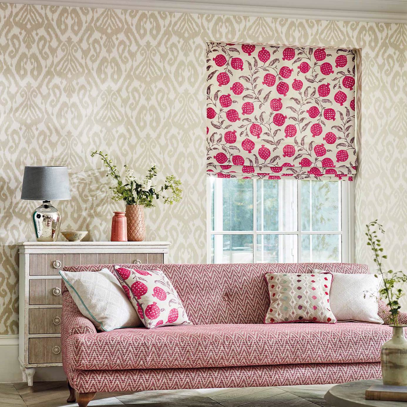 Kasuri Wallpaper - Pondicherry - Sanderson - DCPW216780