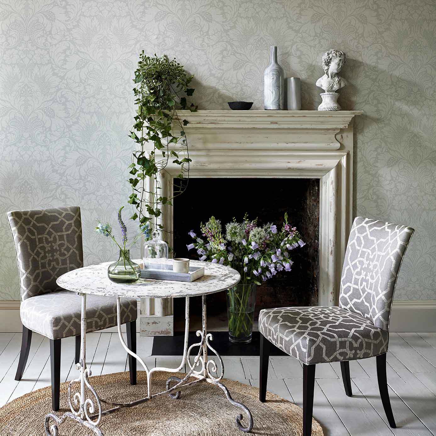 Kent Wallpaper - Wedgwood - Sanderson - DDAM216389