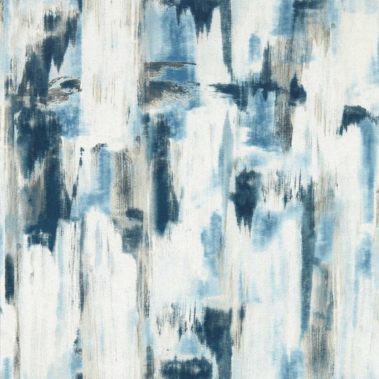 Lagna Wallpaper - Midnight - Clarke & Clarke - W0183/01 - Premier Wallcovering