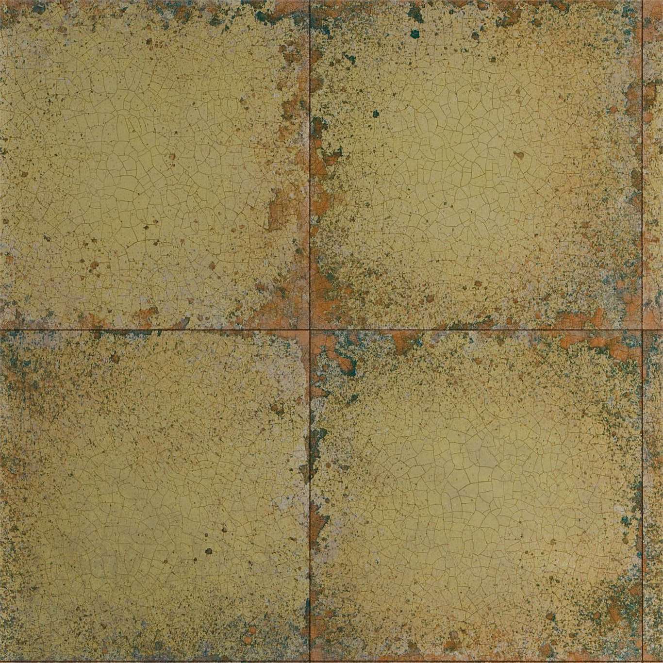 Lustre Tile Wallpaper - Gold - ZTOT312831 - Zoffany - Morris Wallpaper