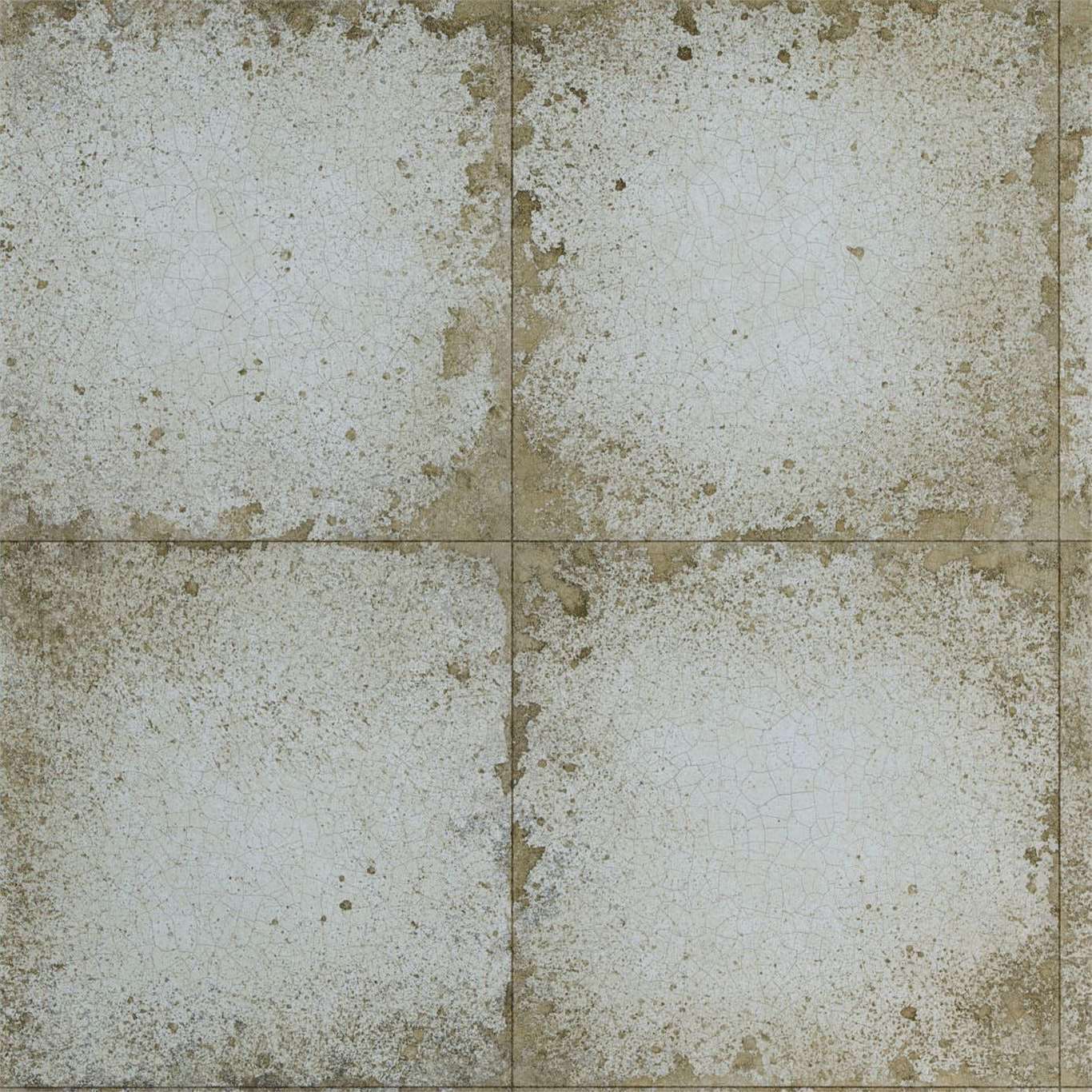 Lustre Tile Wallpaper - Silver - ZTOT312829 - Zoffany - Morris Wallpaper