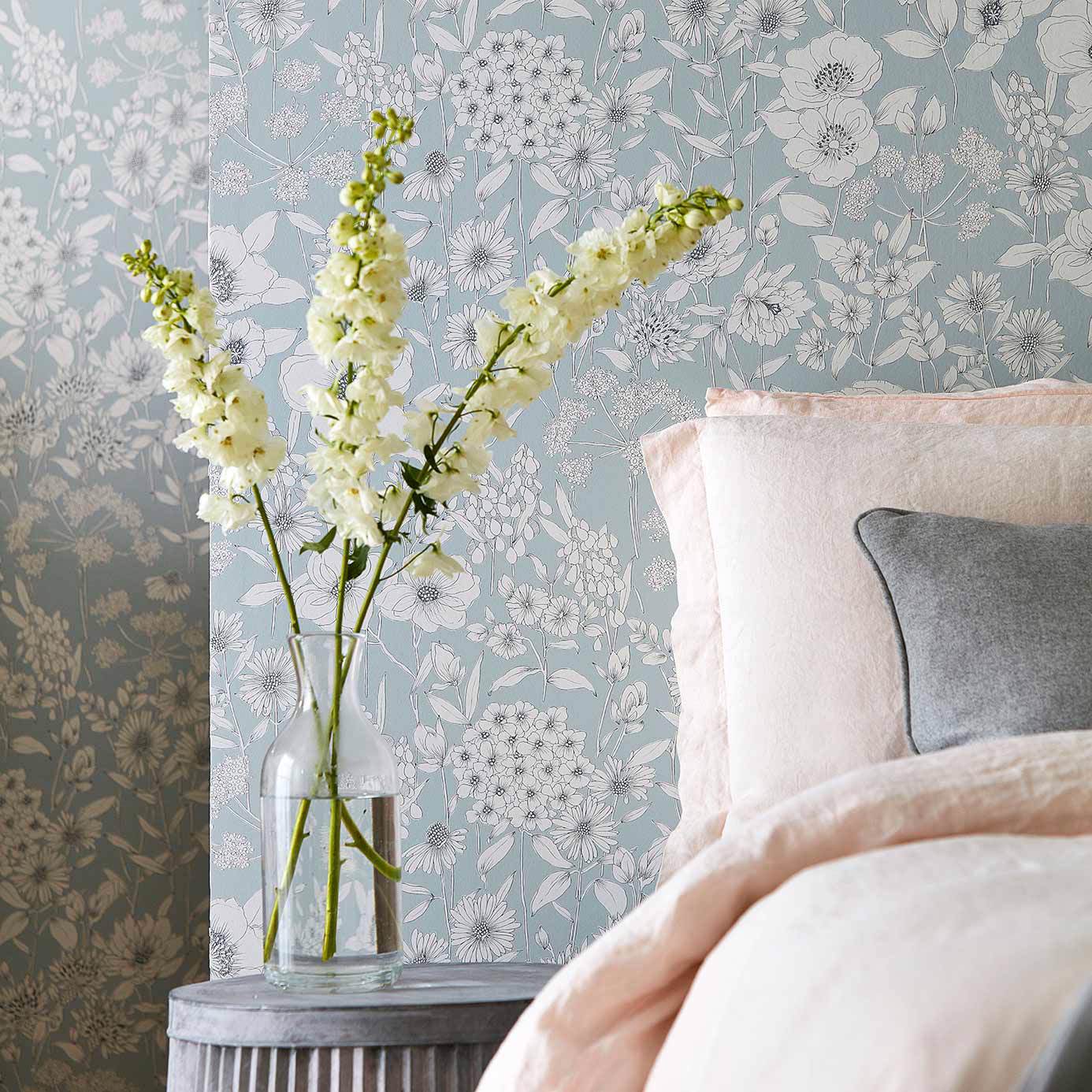 Maelee Wallpaper - Mineral - Sanderson - DHPO216348