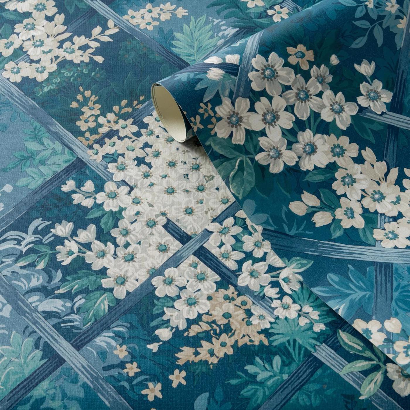 Maymont Wallpaper - Midnight - Clarke & Clarke - W0195/02 - Premier Wallcovering